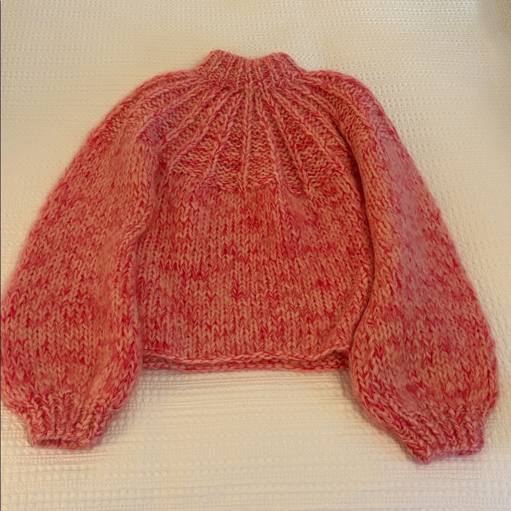 Ganni Pink Knit Sweater